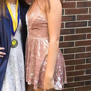 Urban Outfitters Velvet Romper